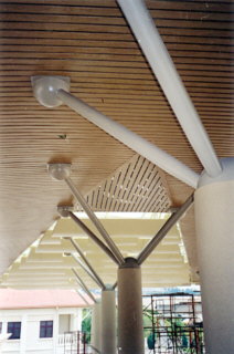 Dobner metal ceilings in Putrajaya boat club, Kuala Lumpur - Malaysia
